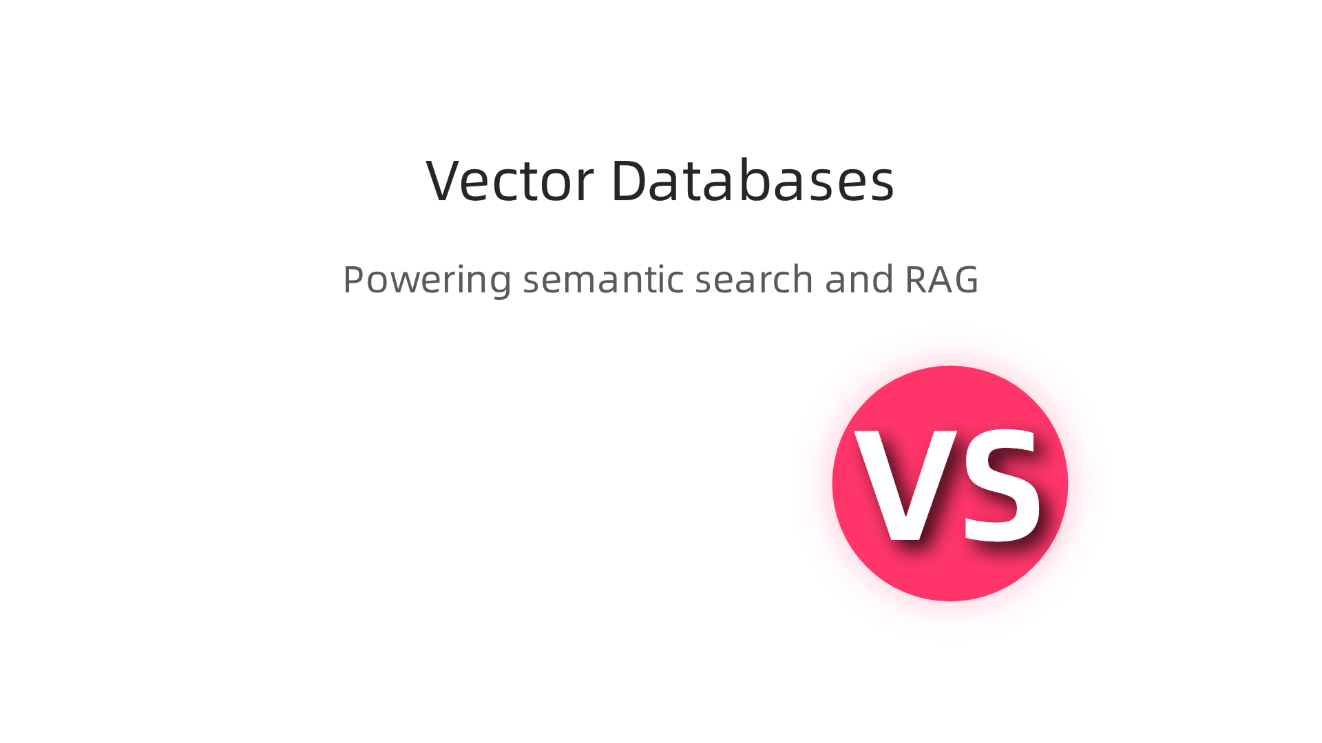 An infographic illustrating how vector databases use embeddings to enable semantic search, understanding meaning beyond keywords.