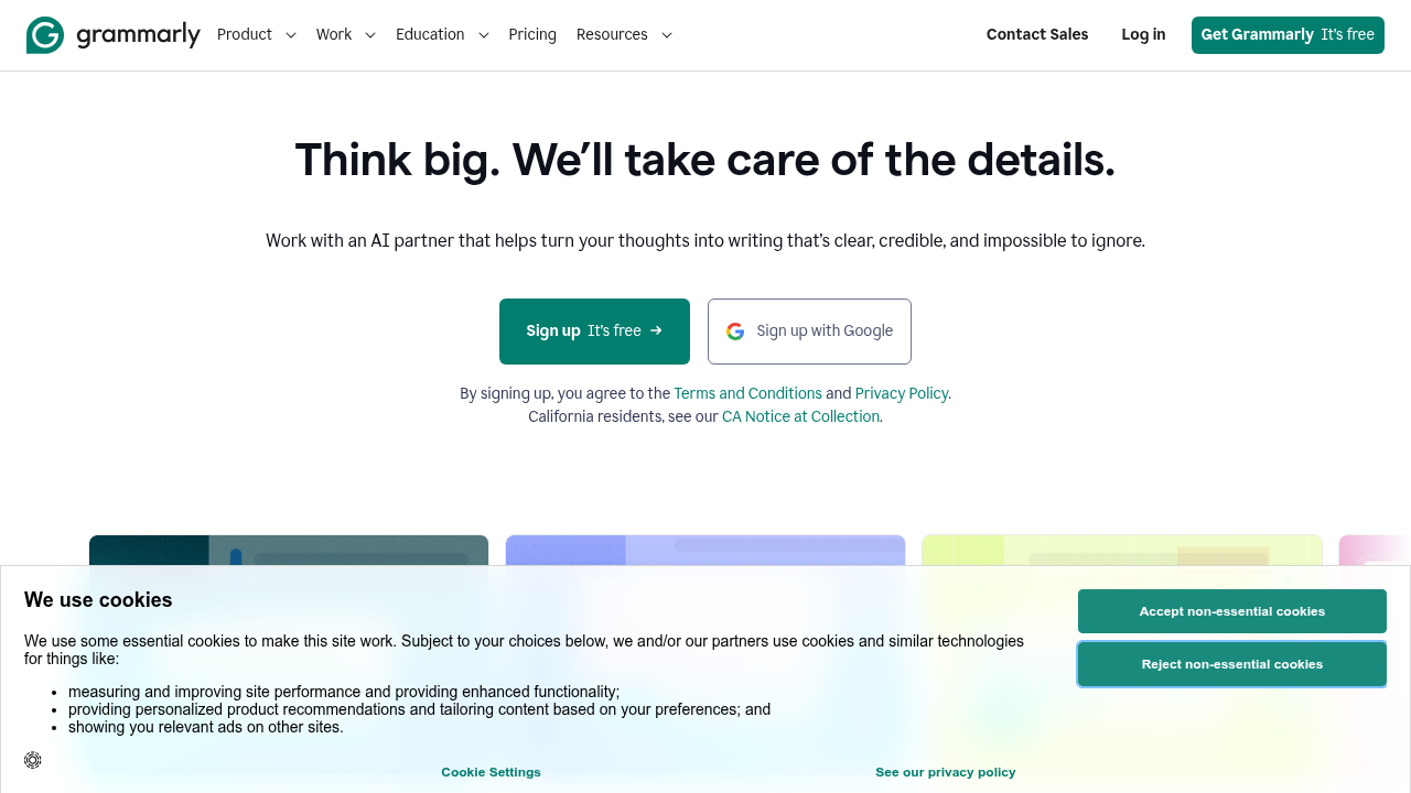Explore Grammarly's features for grammar correction, style suggestions, and AI writing assistance.