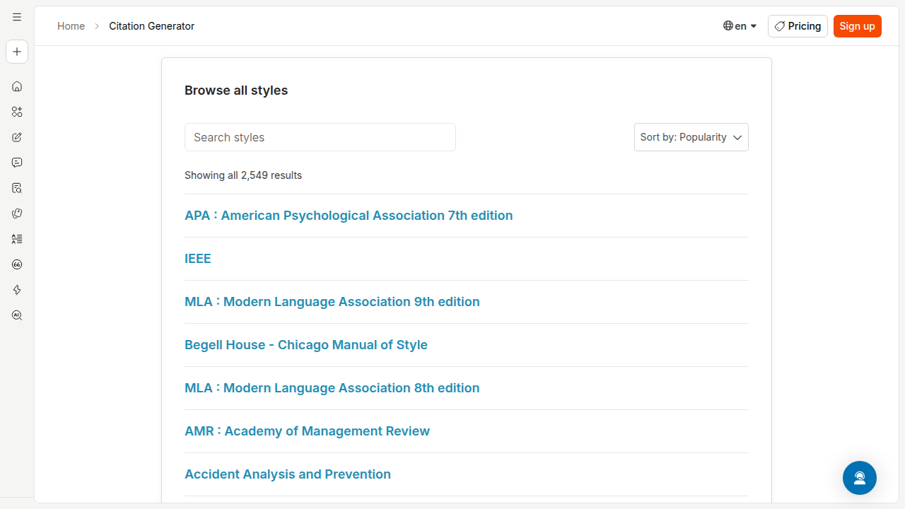SciSpace (now Typeset.io) leverages DOIs for automatic citation generation, streamlining the research process.